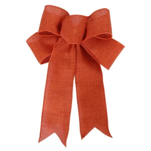 5pcs/set Red Bow Christmas Ribbon Bows